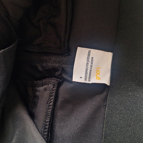🧡 2 for 35$ Black Lole Leisure pants Sz 4 - Picture 4 of 8